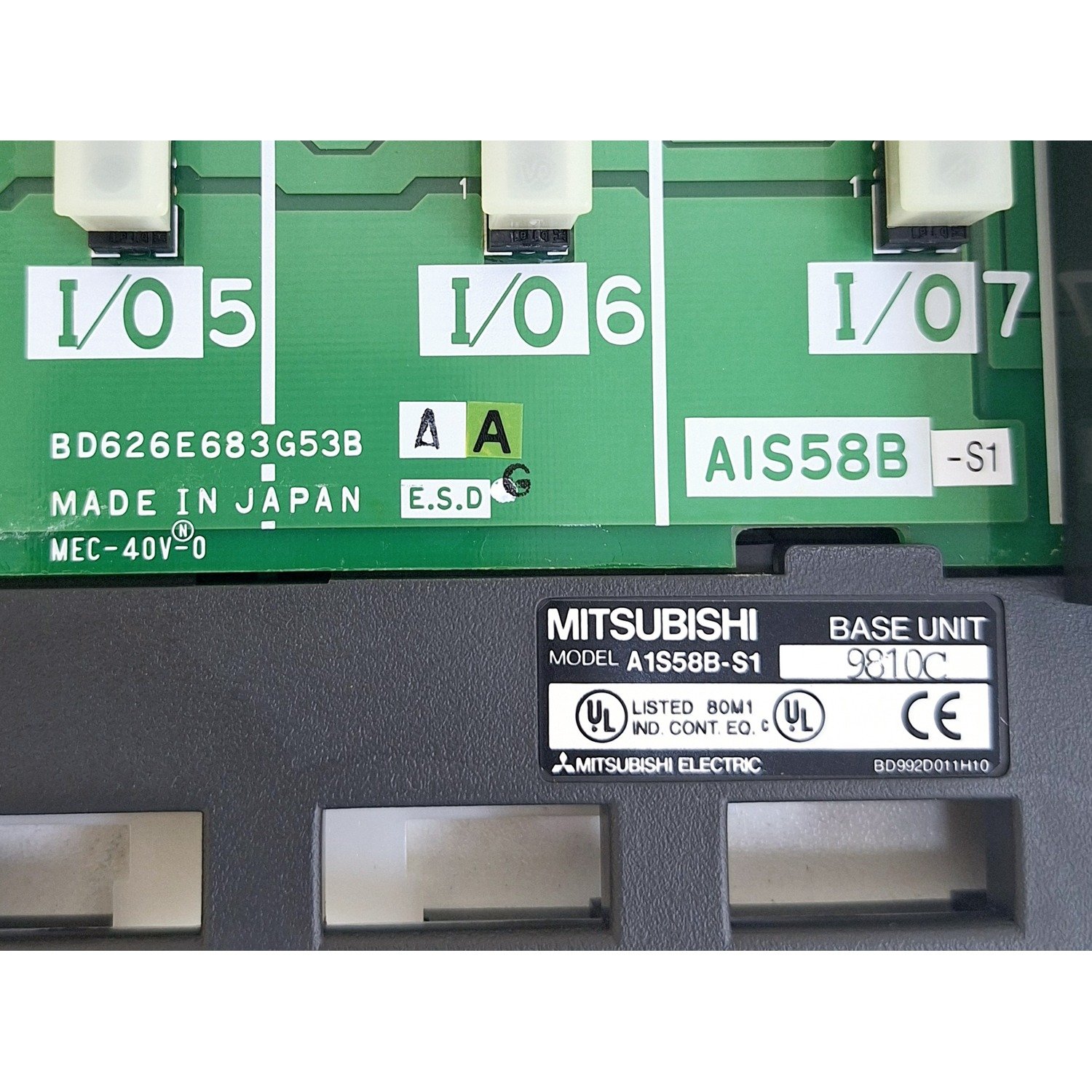 Mitsubishi-A1S58B-S1-Programmable-Controller-Base-Unit-9810C8