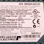 Reliance-Electric-MD65-6MDDN-024102-AC-Drive-460-VAC-3-PH-24.0Amps-15-HP2