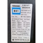 Terasaki-BK1B3150FB-Circuit-Breaker-BK1-150AMP-40C-600VAC-3-Pole-250VDC2