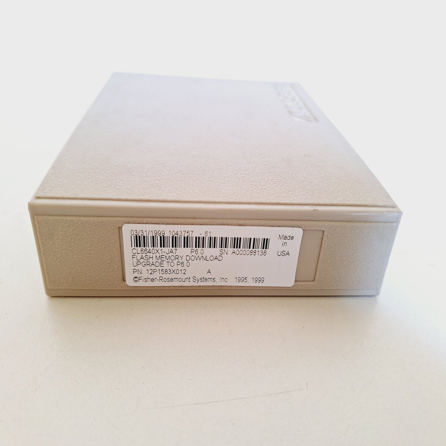 Fisher-Rosemount_12P1583X012_A__CL6640X1-JA7_Flash_Memory_Download_Update_to_P6.03