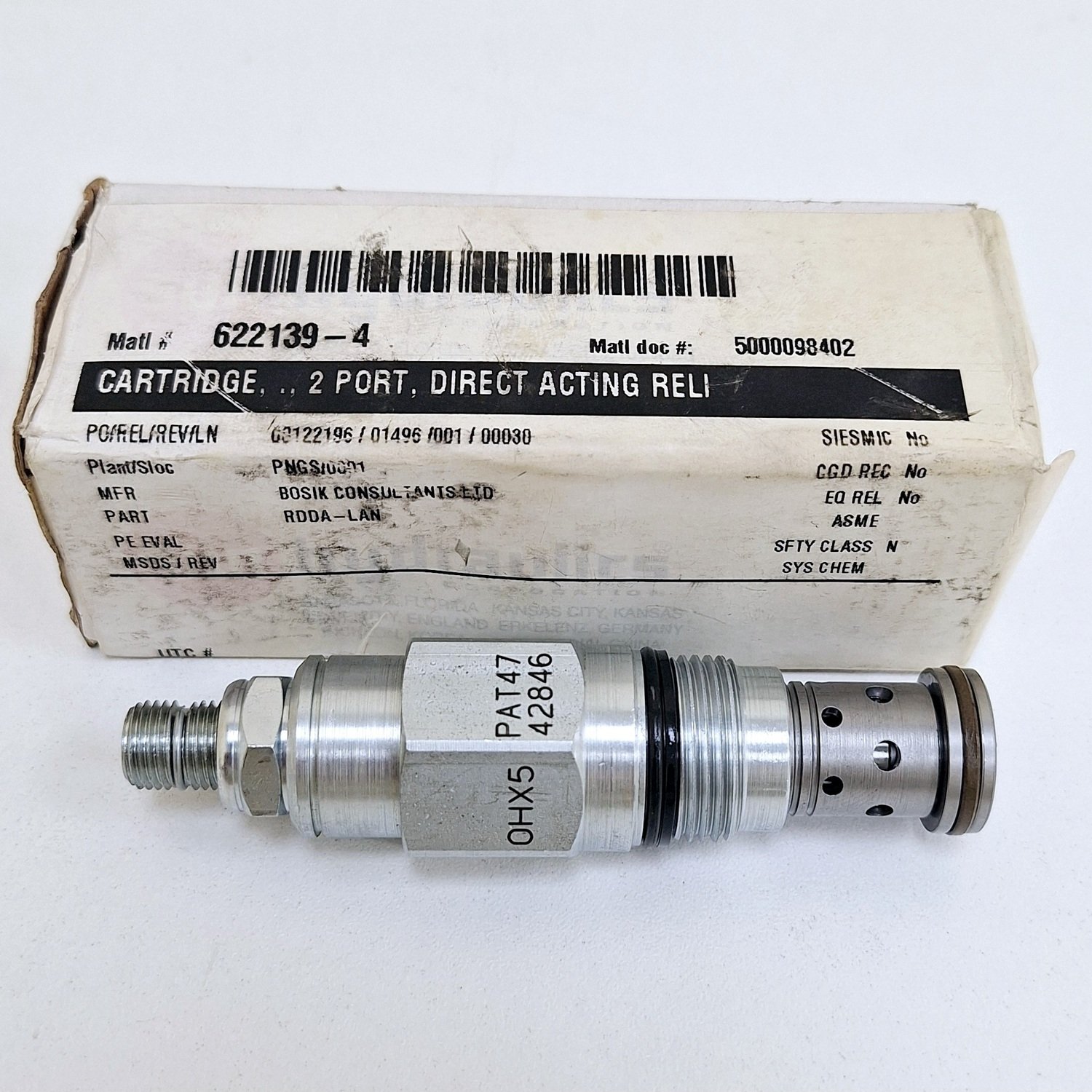 Sun Hydraulics RDDA-LAN Relief Valve(1)