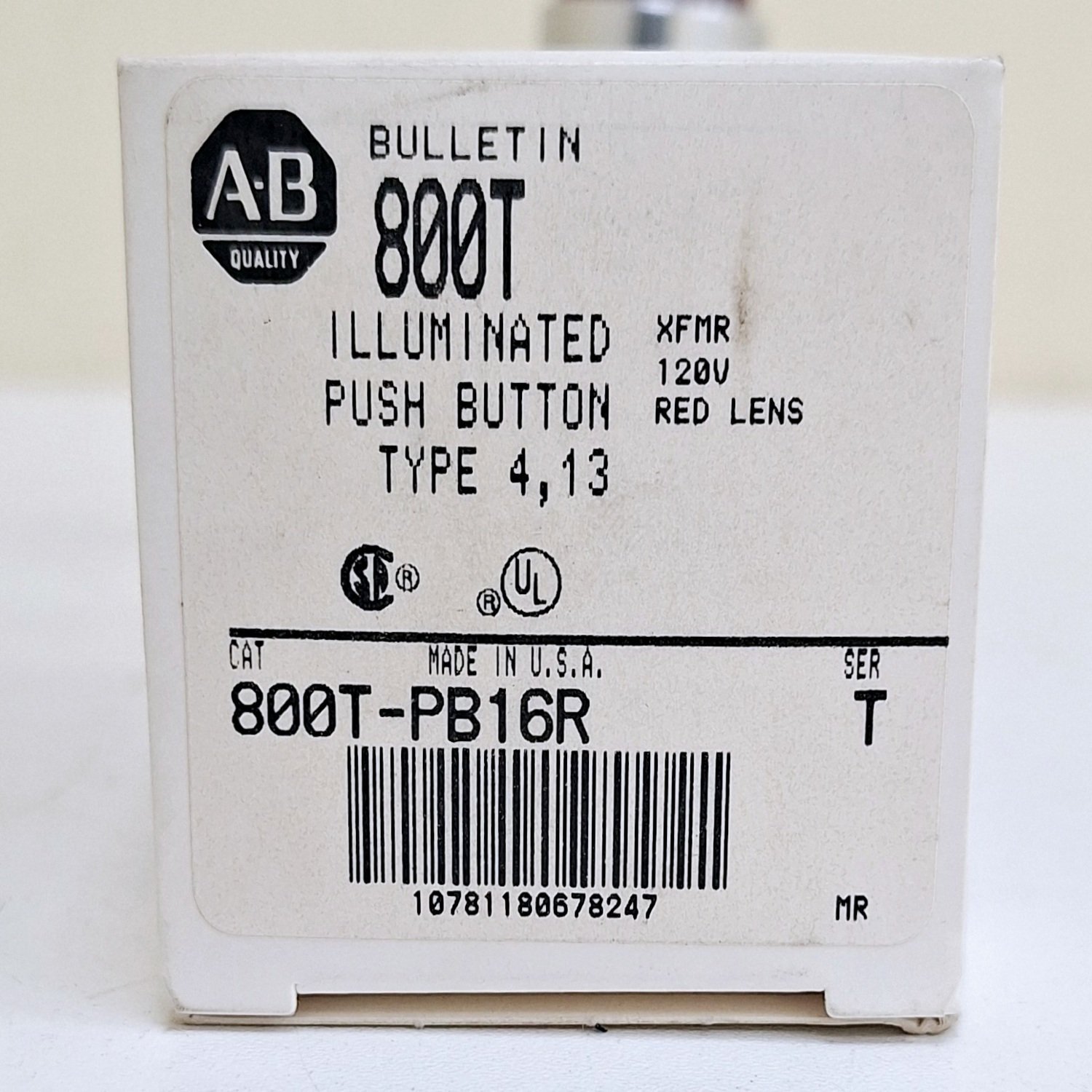 Allen-_Bradley_800T-PB16R_Ser_T_Push_Button_XFMR_120V_Red_Lens11