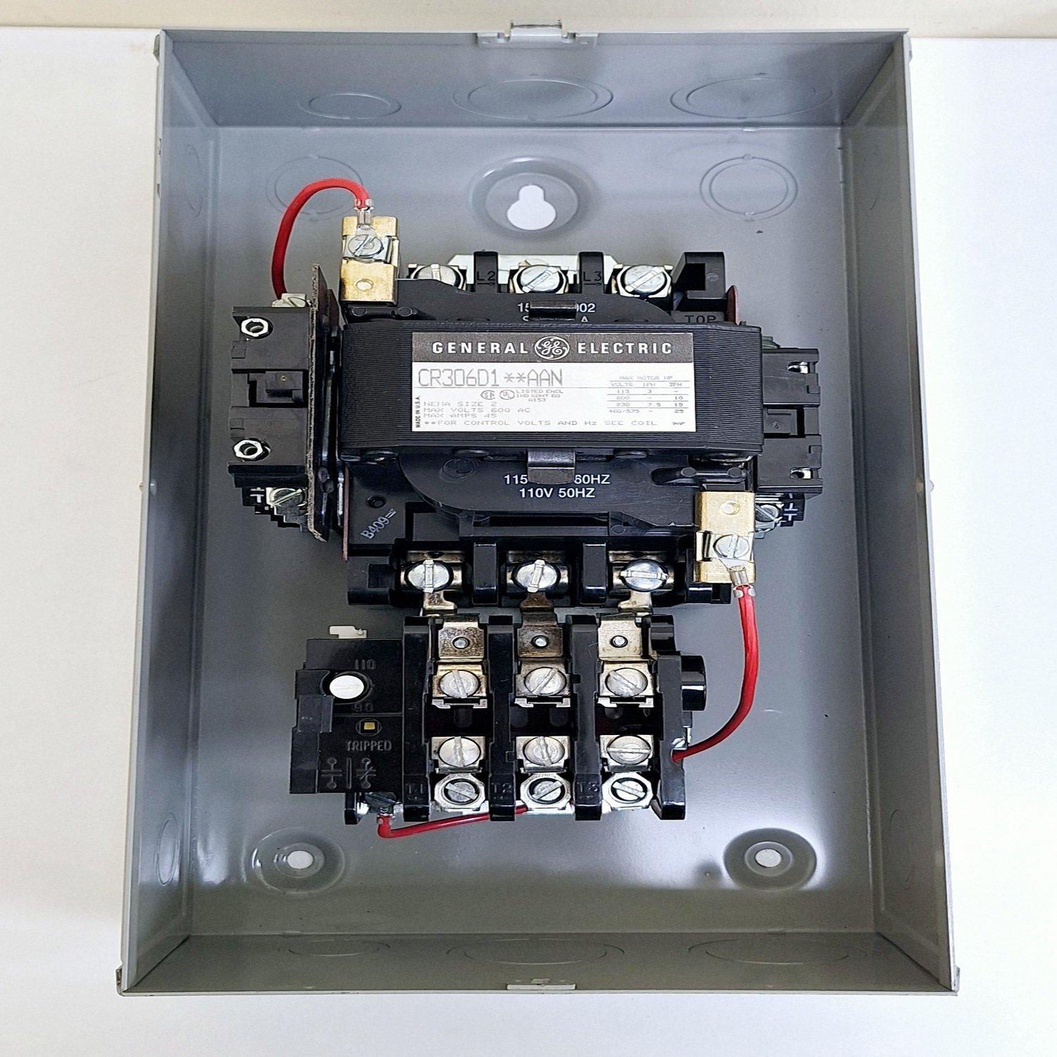 General_Electric_CR306D1AAN__CR306_Magnetic_Starter_NEMA_Size_210