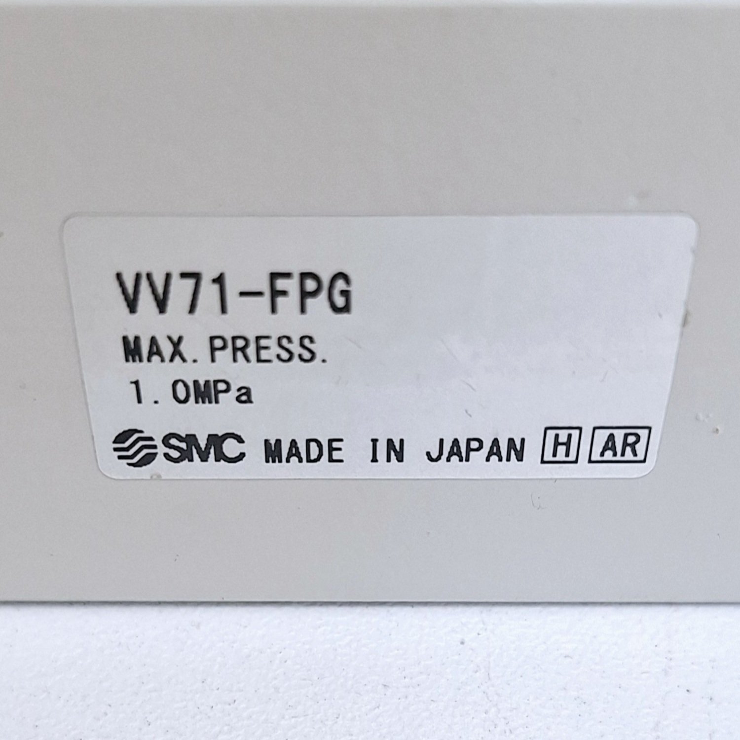 SMC_VV71-FPG_Pneumatic_Valve_Manifold_Spacer10