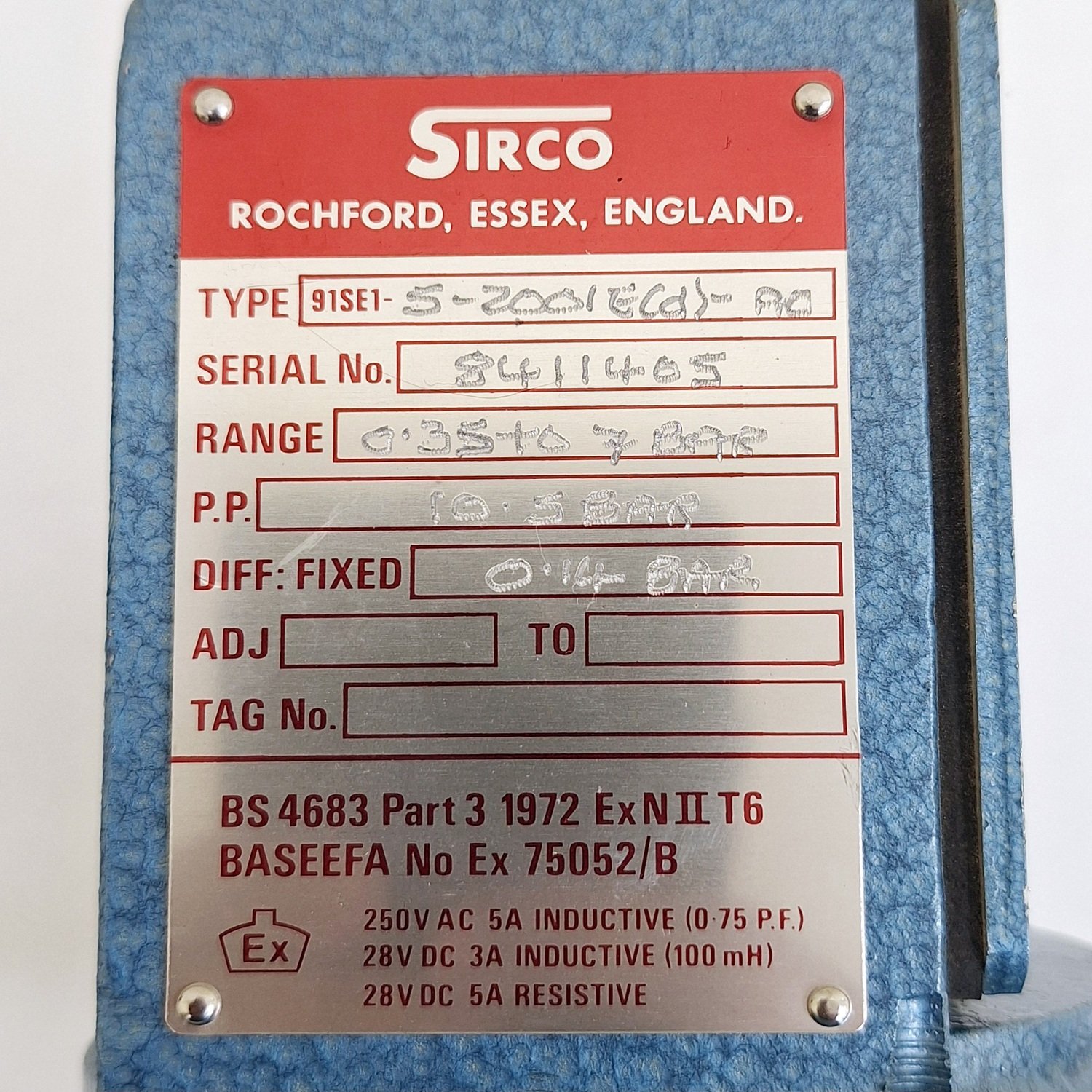 Sirco_91SE1-5-2001Ed-AO_Series_2000_Pressure_Control_Switch_0.35_to_7_BAR11