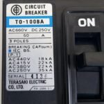 Terasaki_TO-100BA__60A_Circuit_Breaker_3_Poles_AC660V_DC250V1