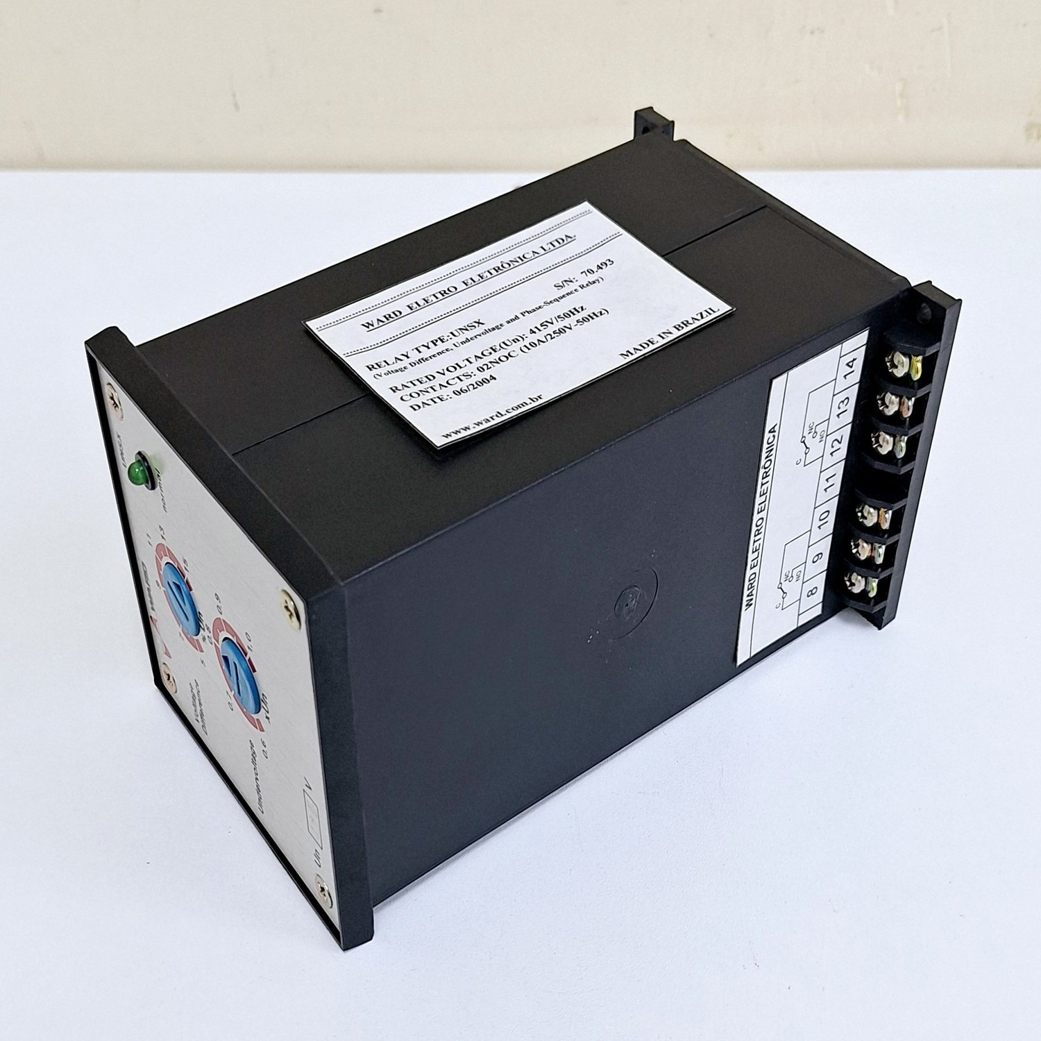 WARD_Eletro_Eletronica_UNSX_Voltage_Relay_Un_415V3