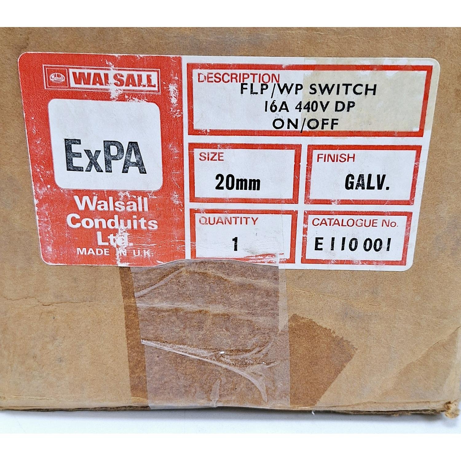 217_Walsall_Conduits_EII000I__20mm_ExPA_Galvanised_FLPWP_Changeover_ONOFF_Switch_16A_440V__3
