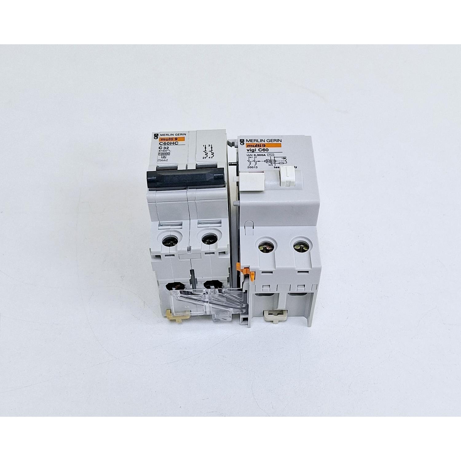 10513_Merlin_Gerin_multi9_VIGI_C60__26613__C60HC_C32_Earth_Leakage_Module_2P_63_300mA_5