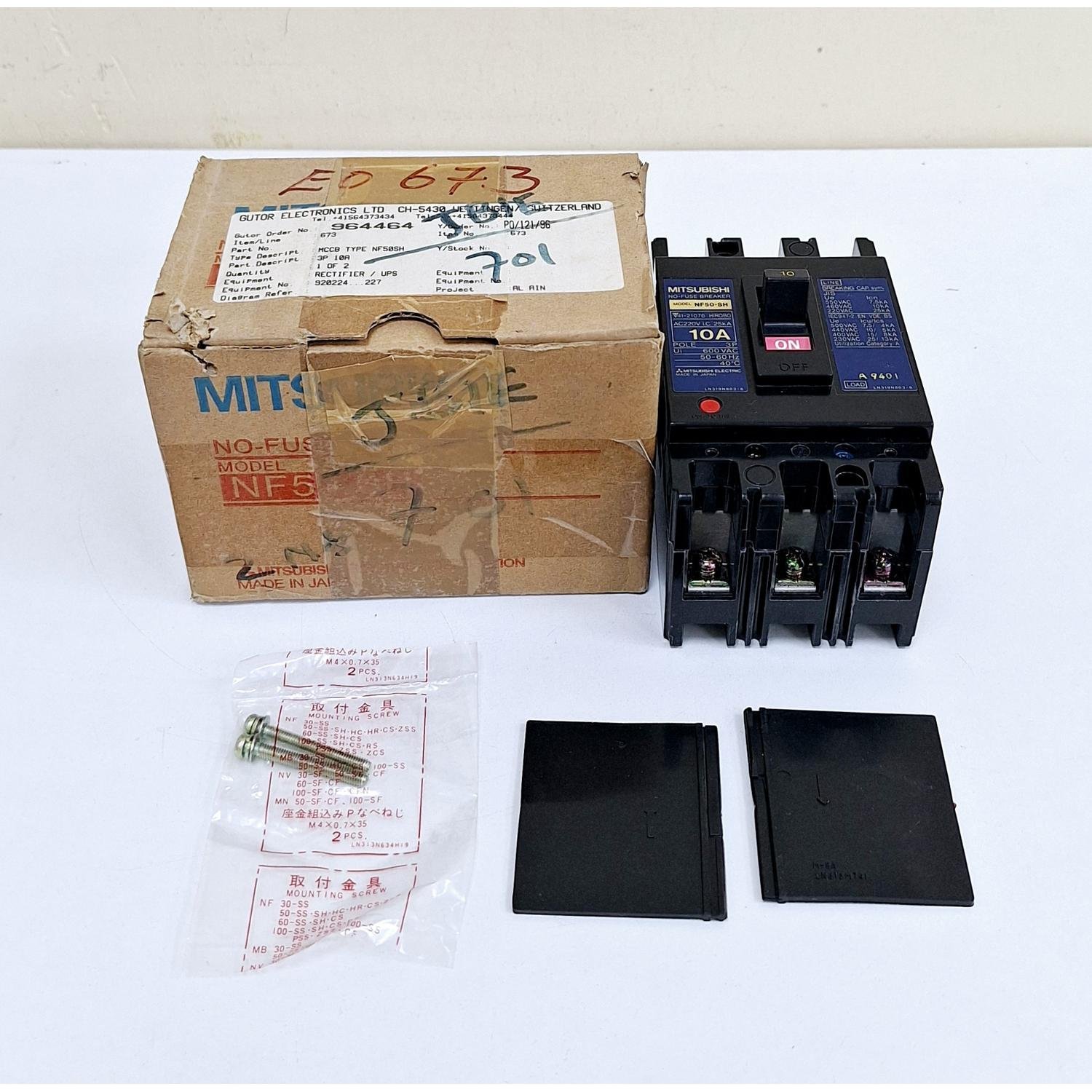 1115_Mitsubishi_NF50-SH__10A_Hirobo_No-Fuse_Breaker_3P_600VAC_50-60Hz2