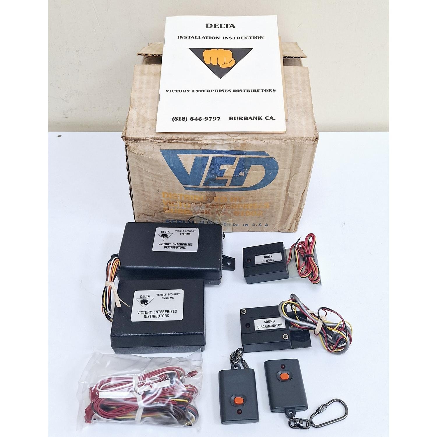1469_Precision_Electronics_Delta_Alarm_RF_Remote_Control_Vehicle_Security_System2