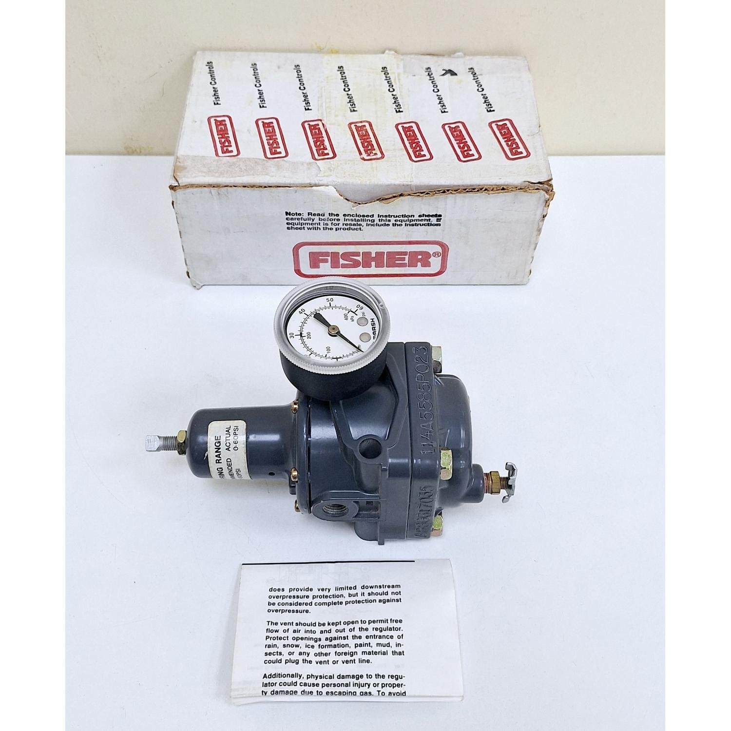 1729_Fisher_Controls_Type_67AF_R__A88G617035_Inlet_Pressure_Gauge_250_PSI2