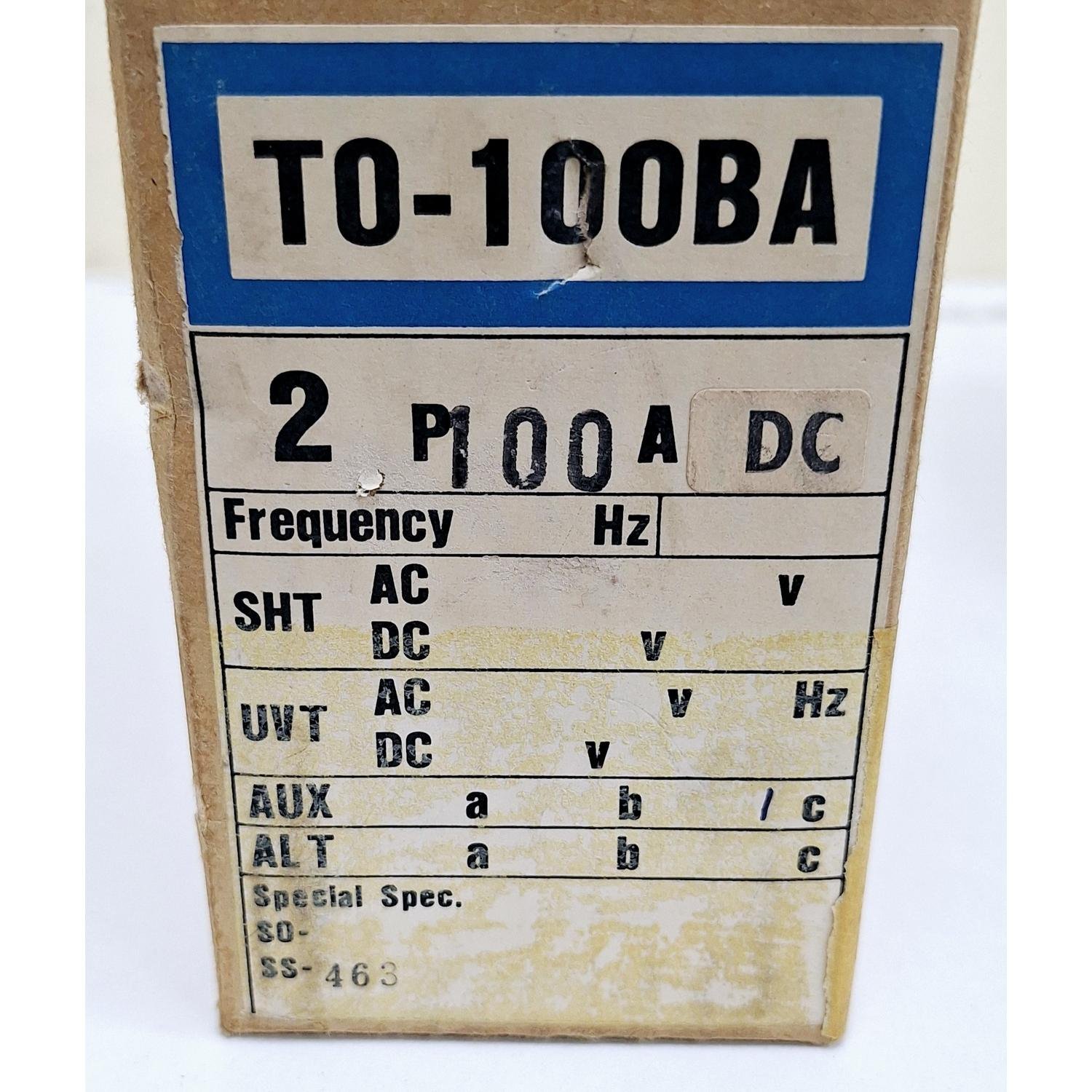 1737_Terasaki_TO-100BA__100A_Circuit_Breaker_660V_AC_250V_DC_2_Poles3