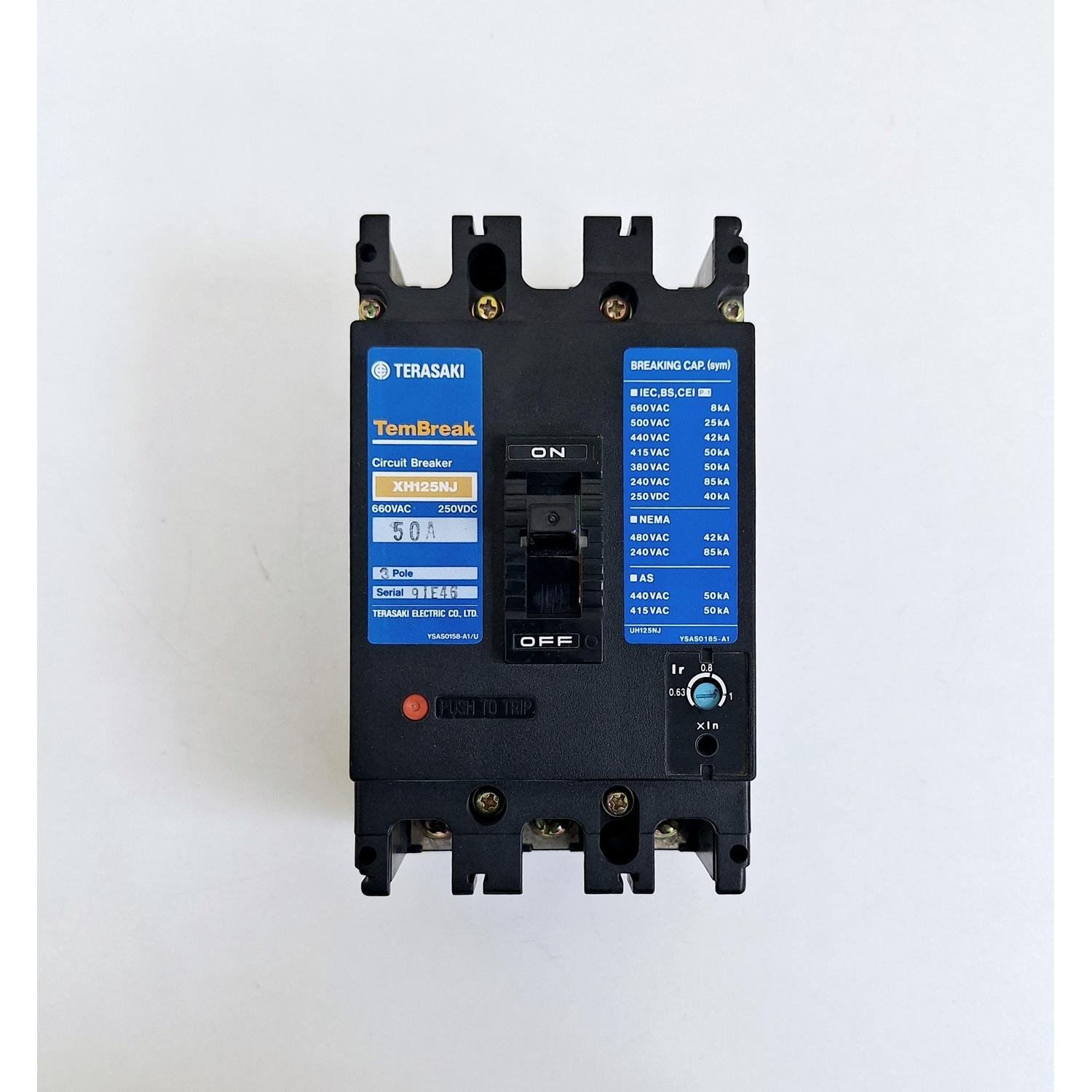 1865_Terasaki_XH125NJ__50A_Circuit_Breaker_3_Pole_660VAC_260VDC13