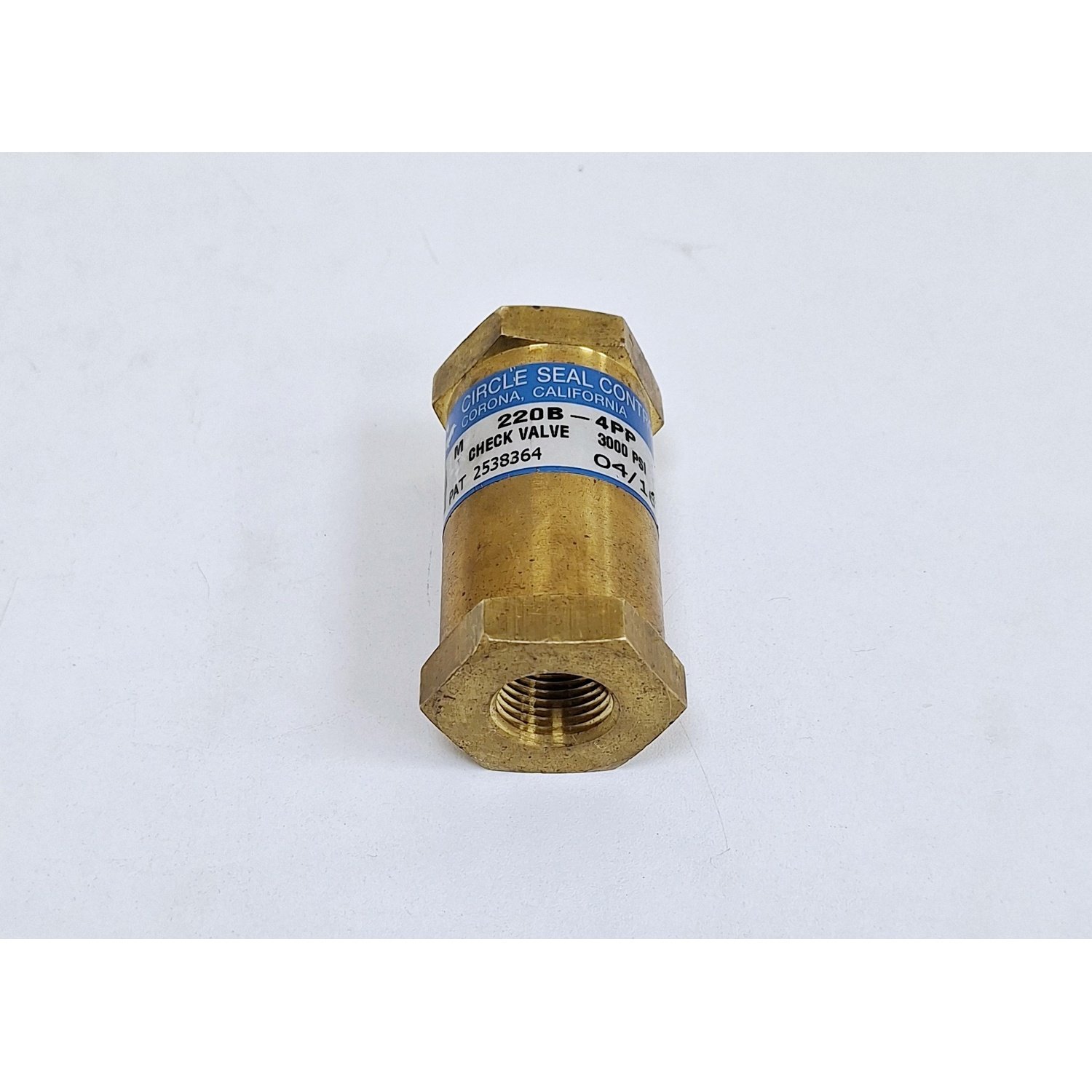Circle_Seal_220B-4PP__2538364_Check_Valve_3000_PSI_Circle_Seal_220B-4PP__2538364_Check_Valve_3000_PSI_4