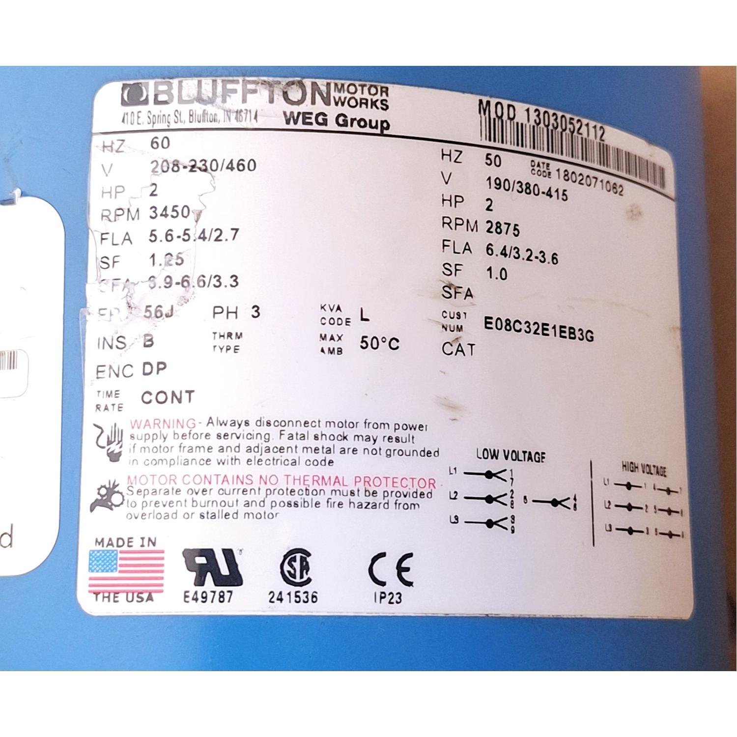 WEG_Bluffton_1303052112__2HP_3450RPM_PH3_Electric_Motor_WEG_Bluffton_1303052112__2HP_3450RPM_PH3_Electric_Motor__11.jpg