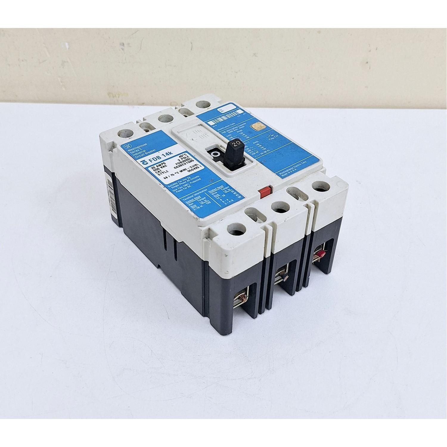 Westinghouse_FDB_14k__FDB3020L__6638C31G85_Circuit_Breaker_10A_600_VAC_Westinghouse_FDB_14k__FDB3020L__6638C31G85_Circuit_Breaker_10A_600_VAC_9.jpg